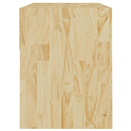 Sengeborde 2 stk. 40x31x40 cm massivt fyrretræ
