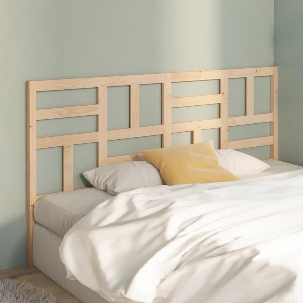 Sengegærde 206x4x104 cm massivt fyrretræ billede