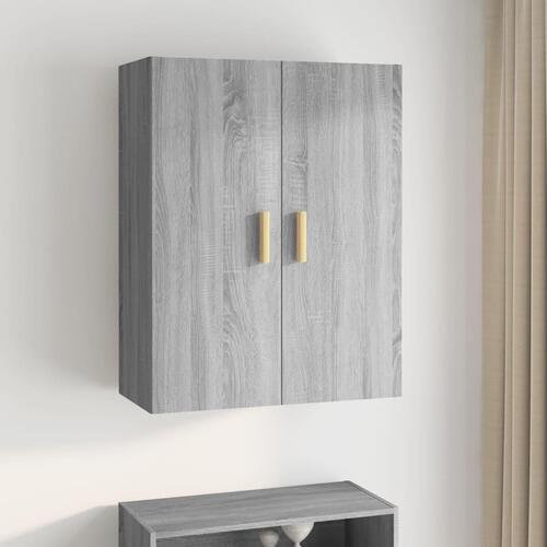 Vægskab 69,5x34x90 cm grå sonoma-eg