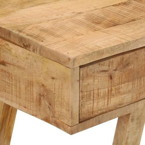 Skrivebord 100x45x90 cm massivt ru mangotræ