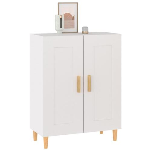 Skænk 69,5x34x90 cm konstrueret træ hvid