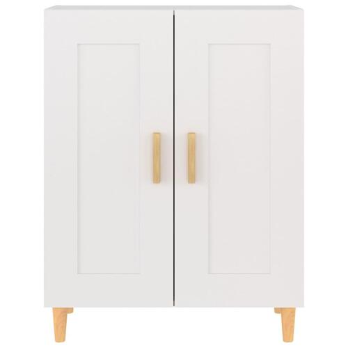 Skænk 69,5x34x90 cm konstrueret træ hvid