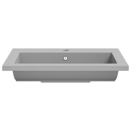 Håndvask 600x450x120 mm granit grå