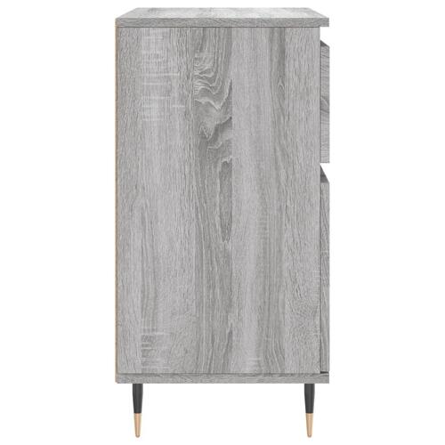 Skænk 60x35x70 cm konstrueret træ grå sonoma-eg