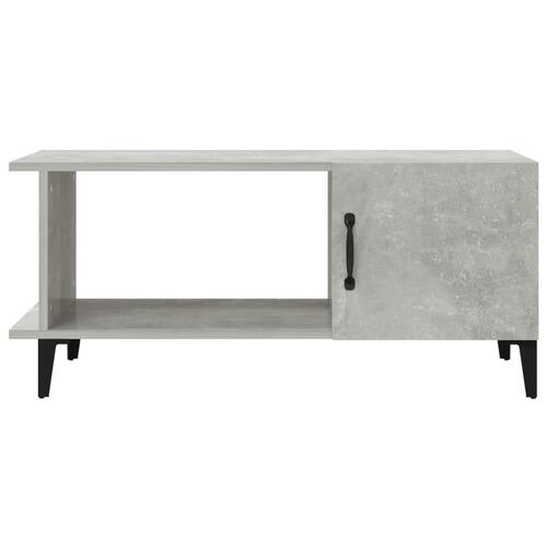 Sofabord 90x50x40 cm konstrueret træ betongrå