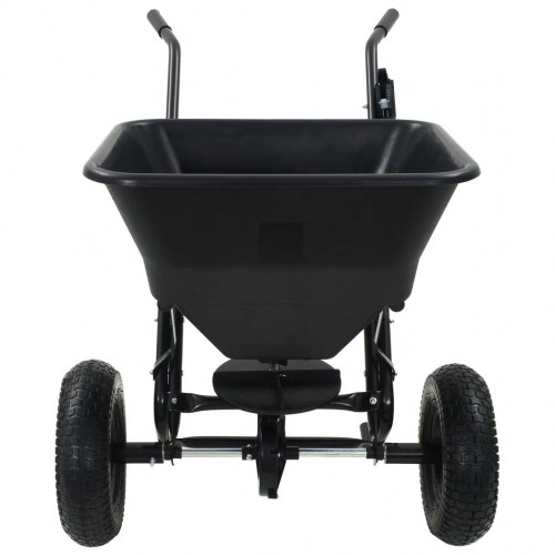 Salt- og gødningsspreder strøvogn - PVC og stål, 45 l, 106 × 73 × 76 cm