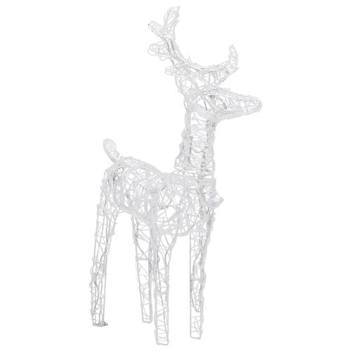 Rensdyr og kane julefigur 160 LED'er 130 cm akryl