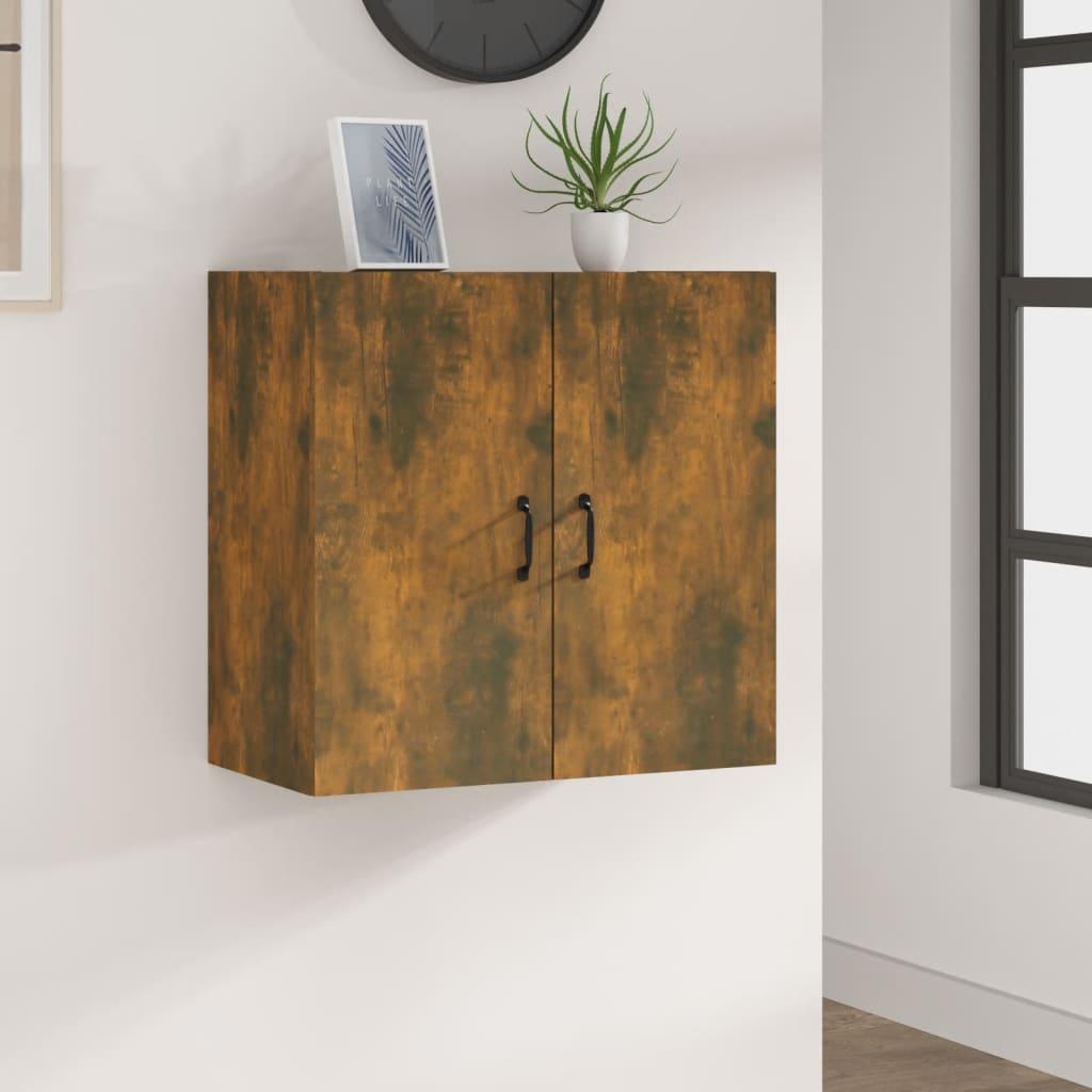 Vægskab 60x31x60 cm konstrueret træ røget egetræsfarve
