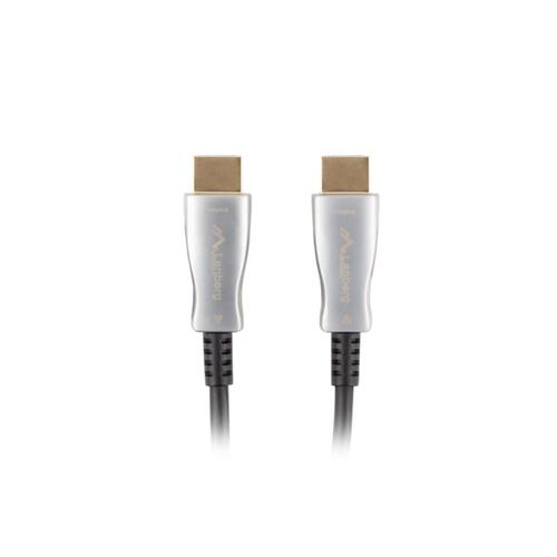 HDMI-kabel Lanberg CA-HDMI-20FB-0100-BK Sort 10 m