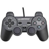 Controller Esperanza EG102 USB 2.0 Sort PC PlayStation 3