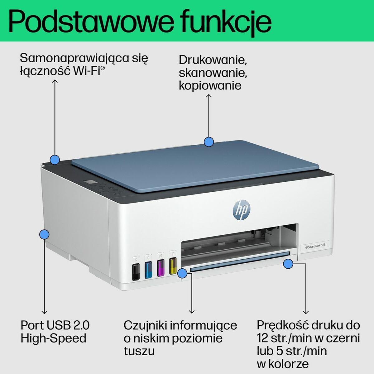 Multifunktionsprinter HP Smart Tank 585
