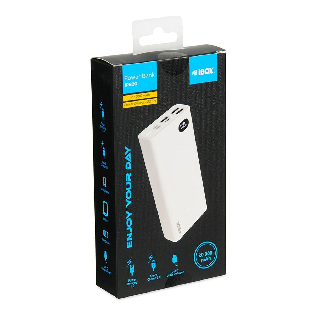 Powerbank Ibox IPB20 Hvid 20000 mAh