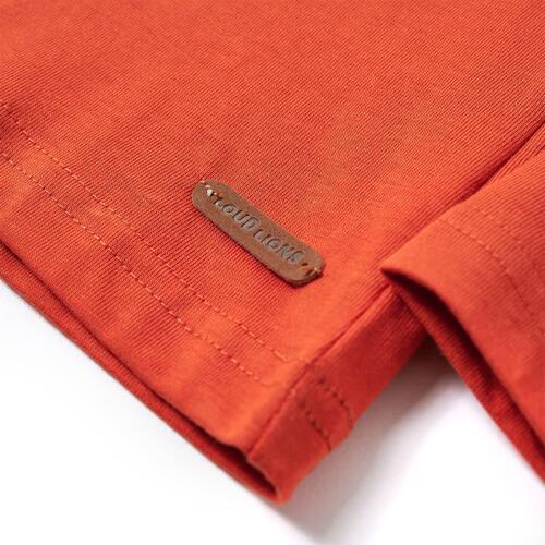 Langærmet T-shirt til børn str. 140 cm orange