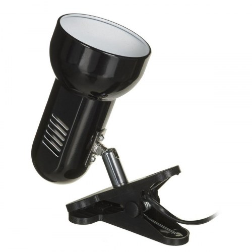 Activejet AJE-CLIP bordlampe - sort, metal/plast, E27, 60 W