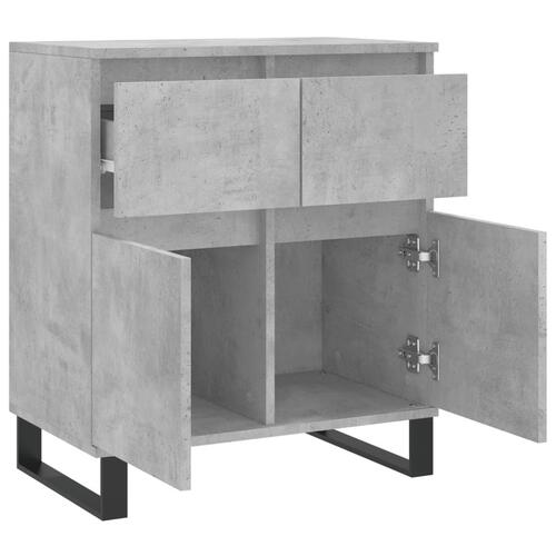 Skænk 60x35x70 cm konstrueret træ betongrå