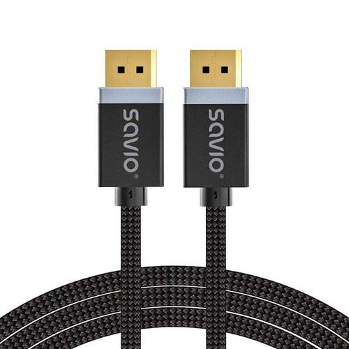 DisplayPort-kabel Savio CL-176 Sort 3 m