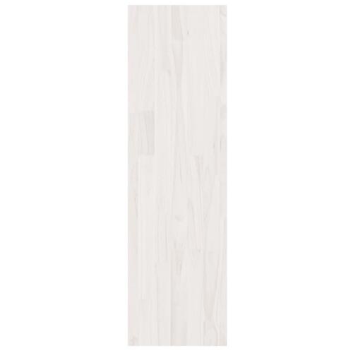 Bogskab/rumdeler 40x30x103,5 cm massivt fyrretræ hvid