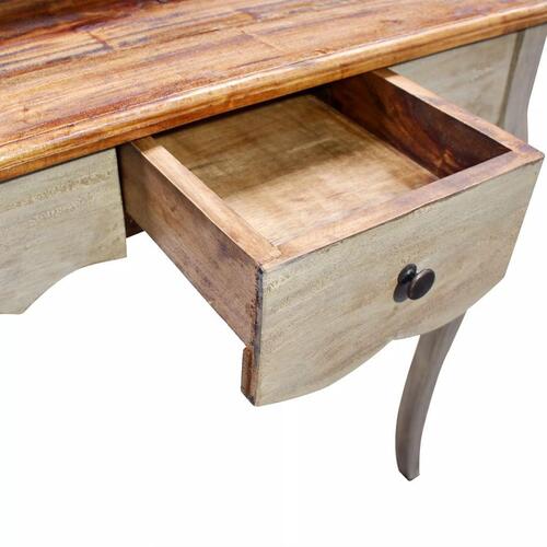 Skrivebord 80x40x92 cm massivt mahognitræ