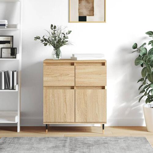 Skænk 60x35x70 cm konstrueret træ sonoma-eg