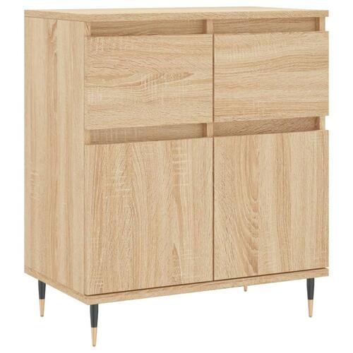 Skænk 60x35x70 cm konstrueret træ sonoma-eg