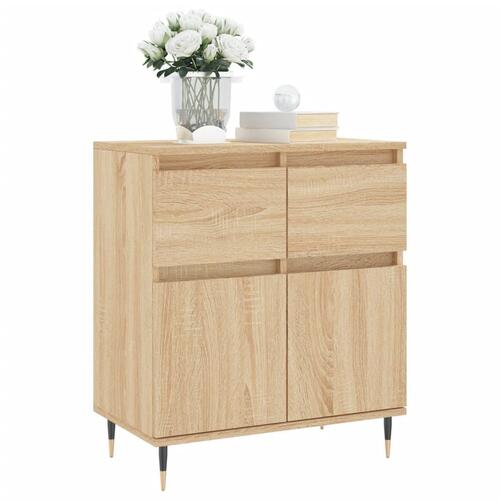Skænk 60x35x70 cm konstrueret træ sonoma-eg