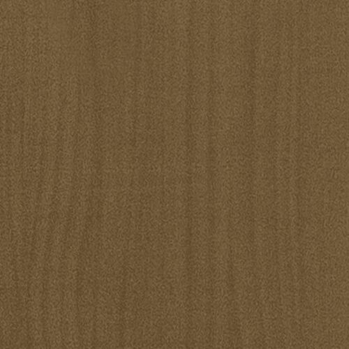 Sofabord 75x50x33,5 cm massivt fyrretræ gyldenbrun