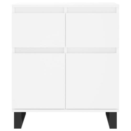 Skænk 60x35x70 cm konstrueret træ hvid
