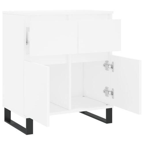 Skænk 60x35x70 cm konstrueret træ hvid