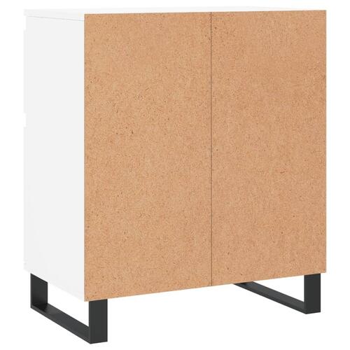 Skænk 60x35x70 cm konstrueret træ hvid