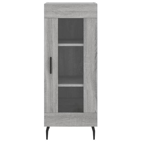 Højskab 34,5x34x180 cm konstrueret træ grå sonoma-eg