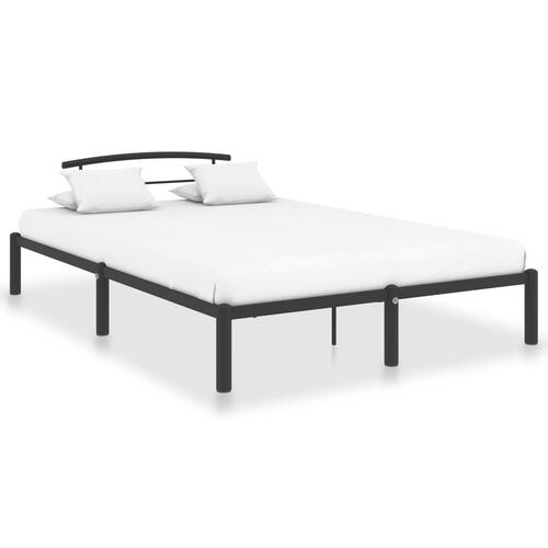 Sengestel 160x200 cm metal sort