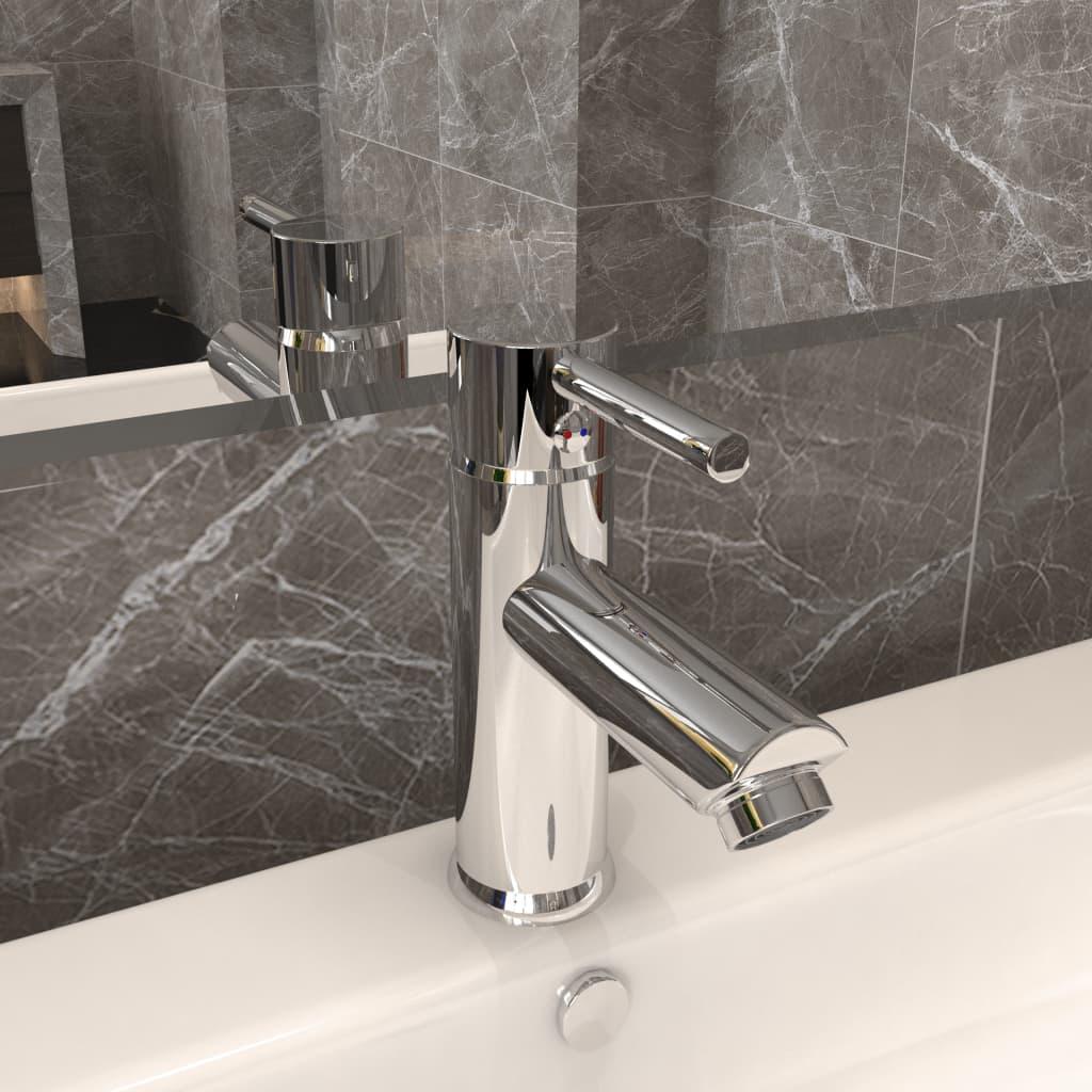 Vandhane til badeværelseshåndvask 130x176 mm kromfinish