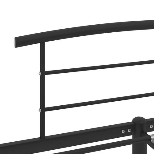 Sengestel 160x200 cm metal sort