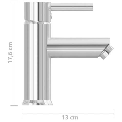 Vandhane til badeværelseshåndvask 130x176 mm kromfinish