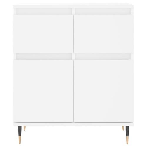 Skænk 60x35x70 cm konstrueret træ hvid