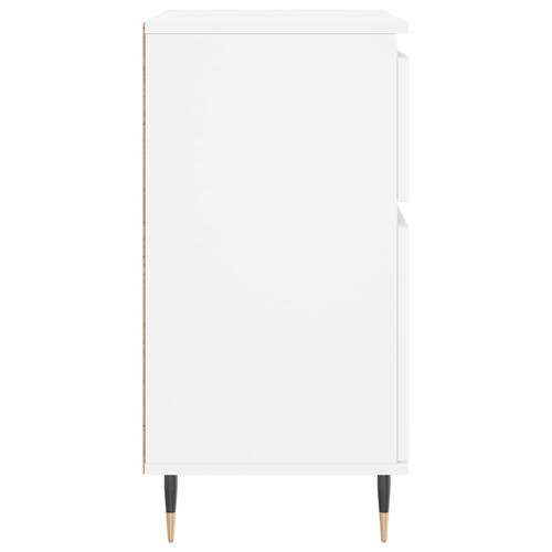 Skænk 60x35x70 cm konstrueret træ hvid