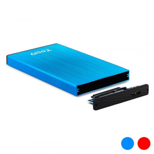 Ekstern harddiskkabinet TooQ TQE-2527 2,5" USB 3.0 - Blå