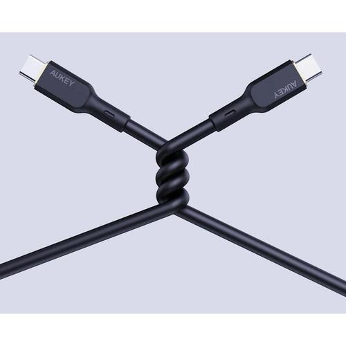 USB-C til USB-C-kabel Aukey CB-SCC101 Sort 1 m