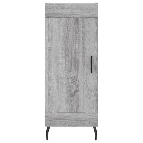 Højskab 34,5x34x180 cm konstrueret træ grå sonoma-eg