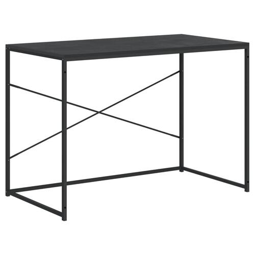 Computerbord 110x60x70 cm konstrueret træ sort