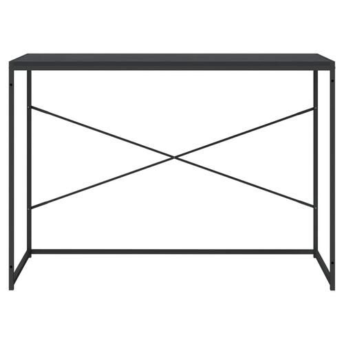 Computerbord 110x60x70 cm konstrueret træ sort