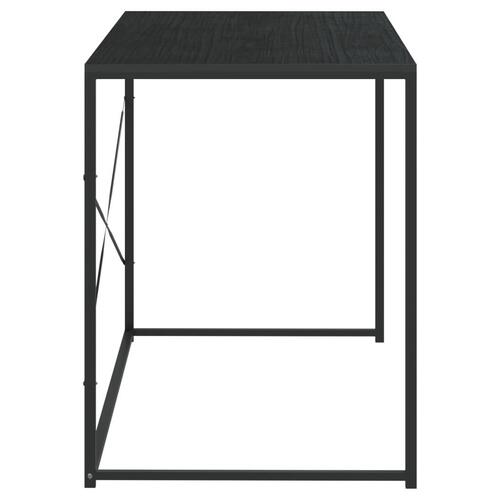 Computerbord 110x60x70 cm konstrueret træ sort