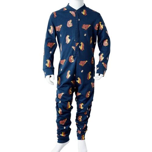 Onesie til børn str. 92 blå