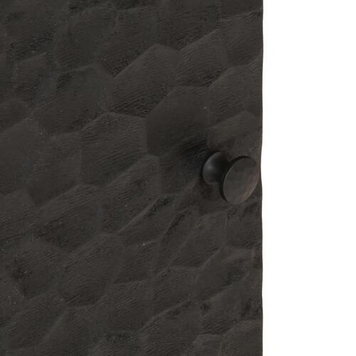 Sengebord 40x33x46 cm massivt mangotræ sort