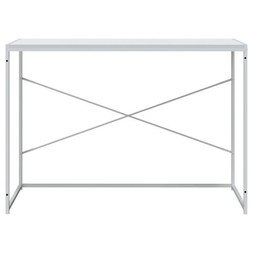 Computerbord 110x60x70 cm konstrueret træ hvid