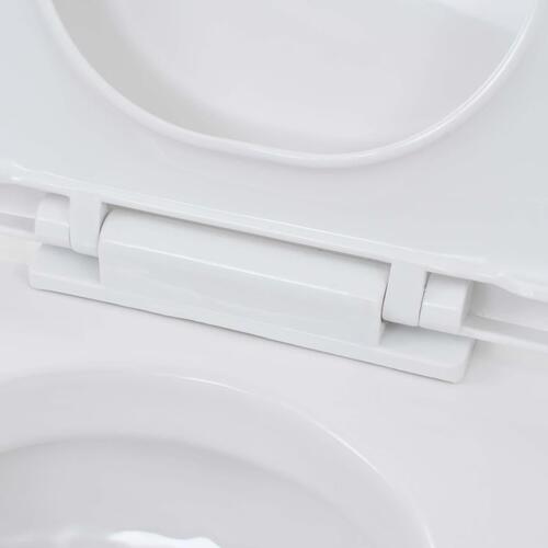 Væghængt toilet keramik hvid