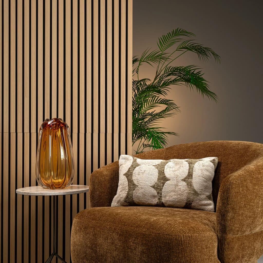 WallArt Akustikpanel 4 stk. naturlig egetræsfarve