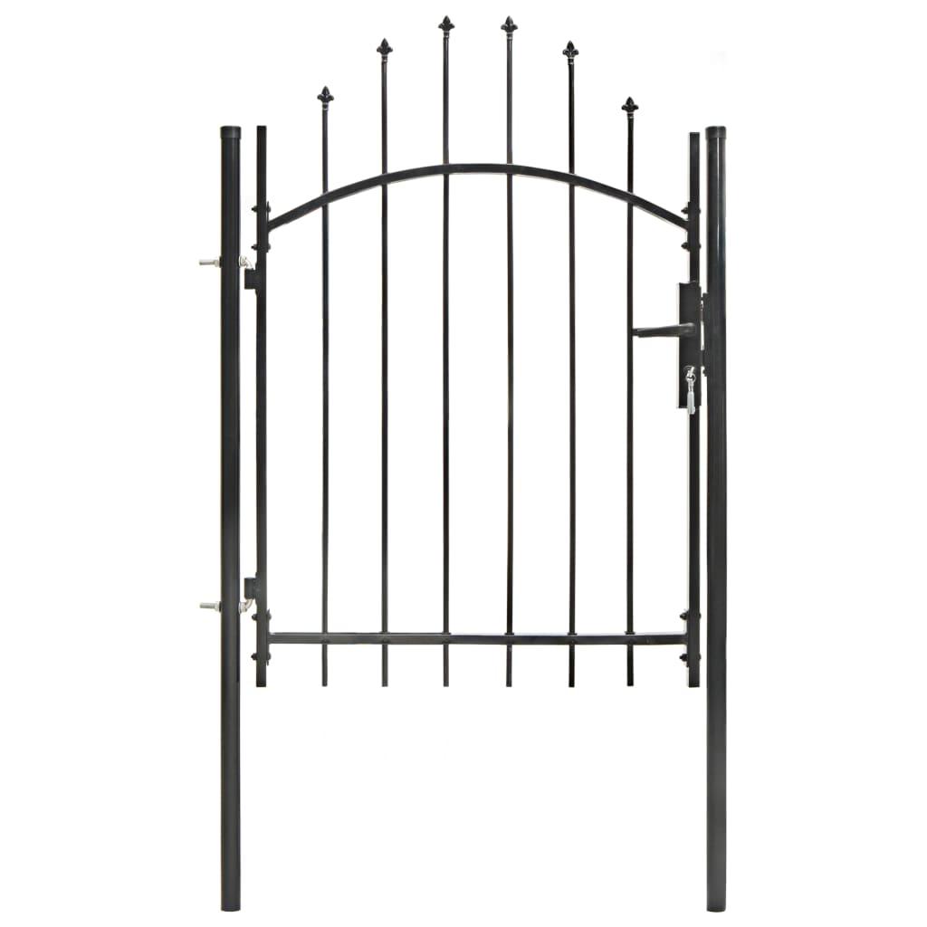 Havelåge stål 1 x 1,75 m sort