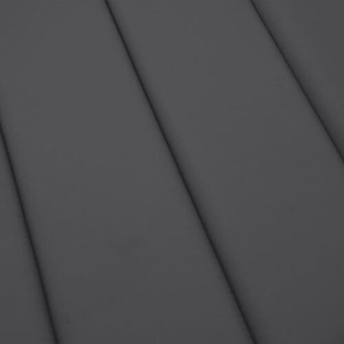 Hynde til liggestol 186x58x3 cm oxfordstof antracitgrå