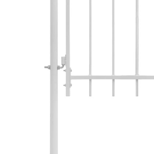Havelåge stål 1 x 2 m hvid